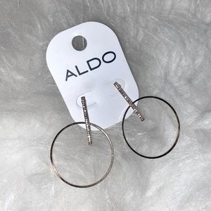 Aldo rose gold earrings